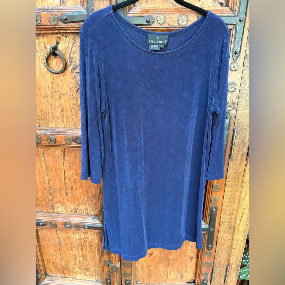 Carole Little Deep Blue Midi Dress